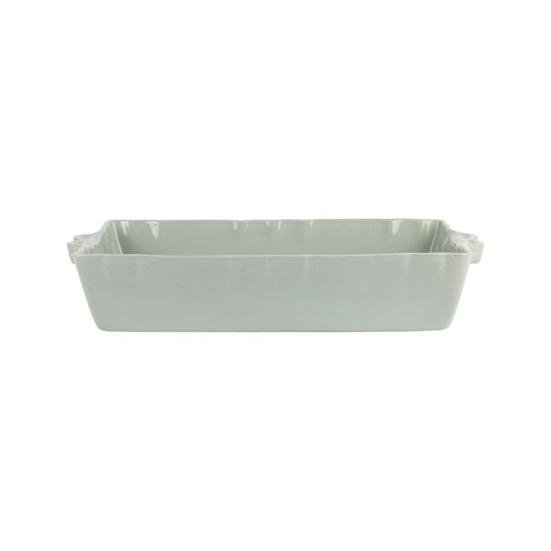 PLAT FOUR FESTON VERT D'EAU 36X23CM de Décoration de la maison à Libourne dans Y001