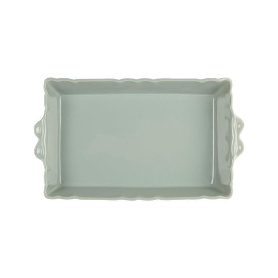 PLAT FOUR FESTON VERT D'EAU 36X23CM de Décoration de la maison à Libourne dans Y001