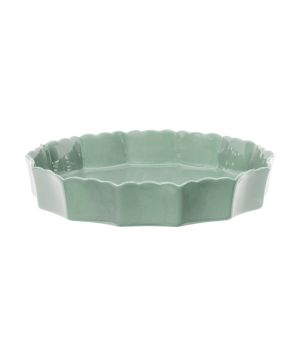 PLAT TARTE CHARLOTTE VERT D'EAU D31CM de Décoration de la maison à Libourne dans Y001
