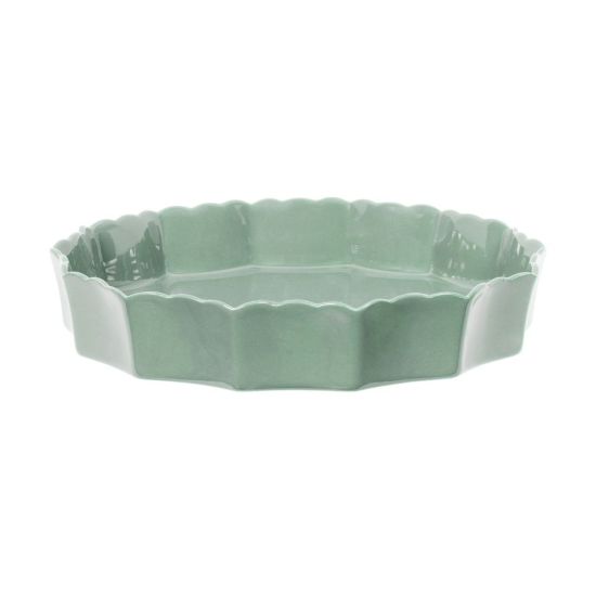 PLAT TARTE CHARLOTTE VERT D'EAU D31CM de Décoration de la maison à Libourne dans Y001