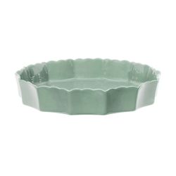 PLAT TARTE CHARLOTTE VERT D'EAU D31CM de Décoration de la maison à Libourne dans Y001