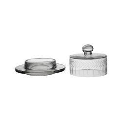 BEURRIER ROND AZELIE D14CM H10CM de Décoration de la maison à Libourne dans Portes bouteilles - Couverts - Vaisselles