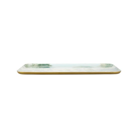 PLATEAU LEOPARD EDENIA VERT 55X38CM de Décoration de la maison à Libourne dans Y001