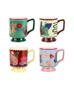 BOITE 4MUGS THAIGER MULTICOLORE 30CL de Décoration de la maison à Libourne dans Tasse et mugs