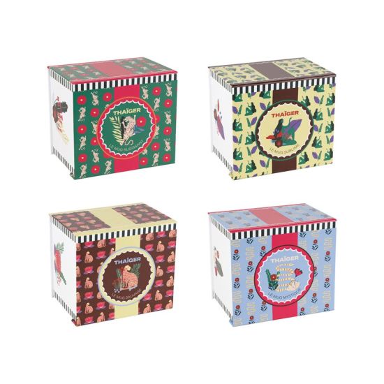 BOITE 4MUGS THAIGER MULTICOLORE 30CL de Décoration de la maison à Libourne dans Tasse et mugs