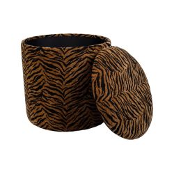 TABOURET COFFRE FELIEN BRUN H39CM de Décoration de la maison à Libourne dans Y001