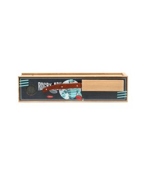 BOITE SAUCISSON RUGBY 31X10CM de Décoration de la maison à Libourne dans Y001