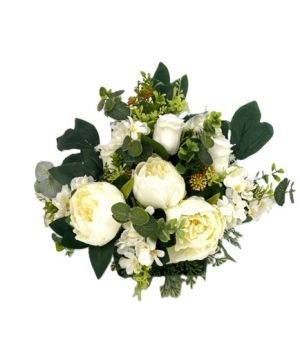 JARDINIERE PIVOINES+HORTENSIAS BLANCS de Décoration de la maison à Libourne dans K0301
