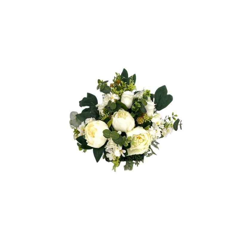 JARDINIERE PIVOINES+HORTENSIAS BLANCS de Décoration de la maison à Libourne dans K0301