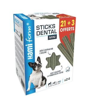 Dental sticks mini x24 pour chien de Hamiform et Anju beauté dans S1591