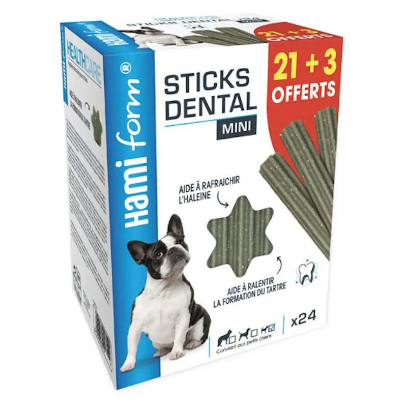 Dental sticks mini x24 pour chien de Hamiform et Anju beauté dans S1591