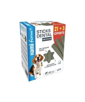 Dental sticks medium x24 pour chien de Hamiform et Anju beauté dans S1591