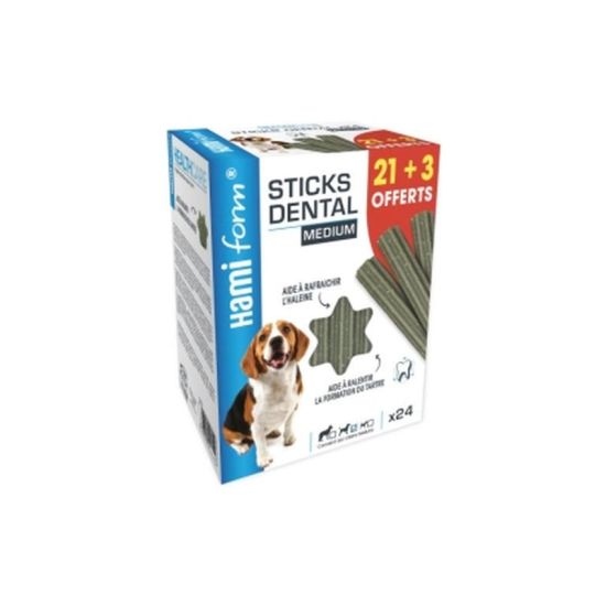 Dental sticks medium x24 pour chien de Hamiform et Anju beauté dans S1591