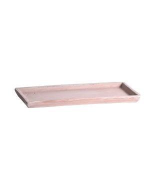Soucoupe rectangle 23x55 en terre cuite Goicoechea, pays basque de Goicoechea - POTIER CERAMISTE dans P158