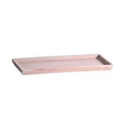 Soucoupe rectangle 23x55 en terre cuite Goicoechea, pays basque de Goicoechea - POTIER CERAMISTE dans P158