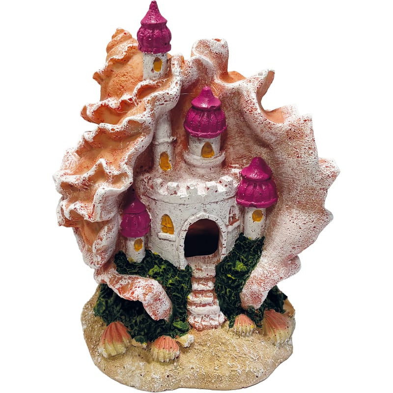 Décoration d’aquarium en forme de château-huître SuperFish Deco Castle Oyster de Superfish - Aquadistri - accessoires pour aq...
