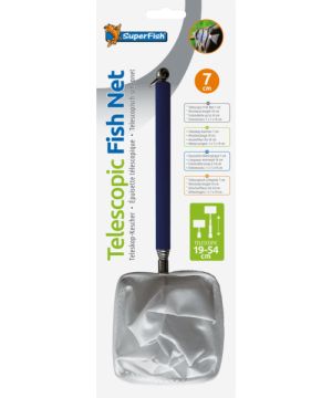 Épuisette télescopique pour aquarium SuperFish – largeur 7 cm de Superfish - Aquadistri - accessoires pour aquarium et bassin...