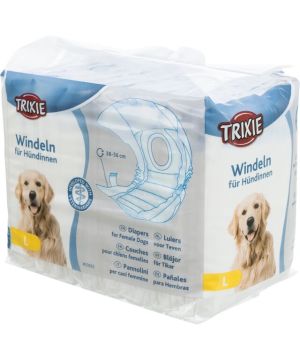 Couches pour chiens femelles, L 38-56 cm, 12 Pcs de Trixie - Produit pour animaux dans T050
