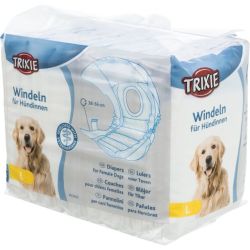 Couches pour chiens femelles, L 38-56 cm, 12 Pcs de Trixie - Produit pour animaux dans T050