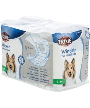 Couches pour chiens males, S-M 30-46 cm, 12 Pcs de Trixie - Produit pour animaux dans T050