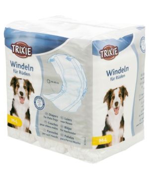 Couche pour chiens males, M-L 46-60 cm, 12 Pcs de Trixie - Produit pour animaux dans T050