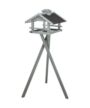 MANGEOIRE+PIED+SILO 49X34X45CM H1.34M GRIS de Trixie - Produit pour animaux dans T050