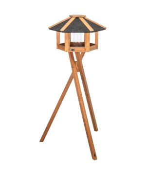 MANGEOIRE+SUPPORT+SILO D56X32CM H1.32M BRUN de Trixie - Produit pour animaux dans T050