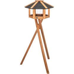 MANGEOIRE+SUPPORT+SILO D56X32CM H1.32M BRUN de Trixie - Produit pour animaux dans T050