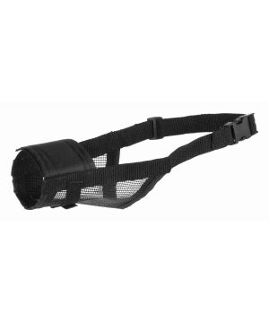 Museliere sangle avec maille, en polyester, S-M, noir de Trixie - Produit pour animaux dans T050