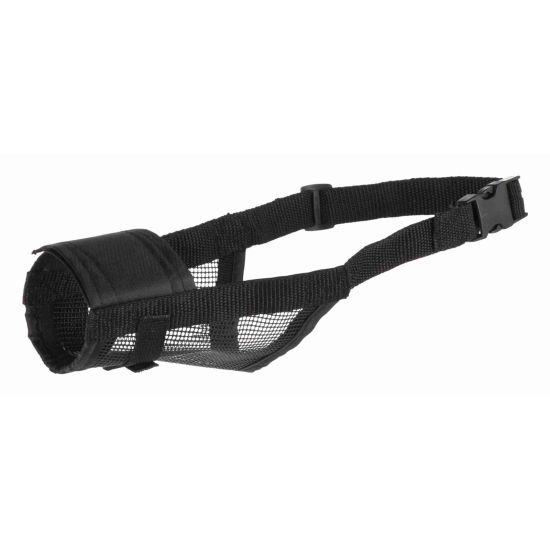 Museliere sangle avec maille, en polyester, S-M, noir de Trixie - Produit pour animaux dans T050