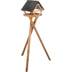 MANGEOIRE+SUPPORT BOIS 35X33X29CM H1.23M de Trixie - Produit pour animaux dans T050