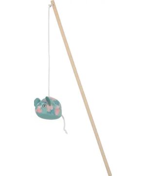Jouet pour chat canne à pêche Feuille souris de Zolux - Produit pour animaux dans Z002
