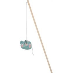 Jouet pour chat canne à pêche Feuille souris de Zolux - Produit pour animaux dans Z002