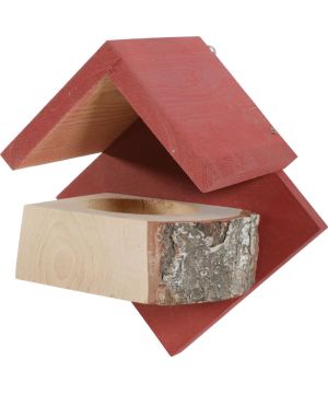 MANGEOIRE BOIS HUT M ROUGE de Zolux - Produit pour animaux dans Z002