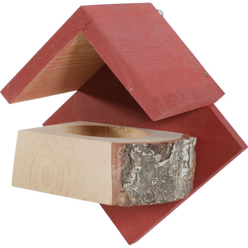 MANGEOIRE BOIS HUT M ROUGE de Zolux - Produit pour animaux dans Z002