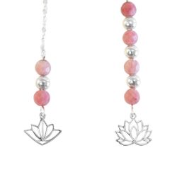 Boucles d'oreilles Amour de soi Lotus argente de Herboristerie et Esotérisme à Libourne dans D040