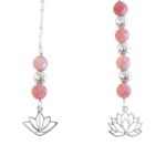 Boucles d'oreilles Amour de soi Lotus argente de Herboristerie et Esotérisme à Libourne dans D040