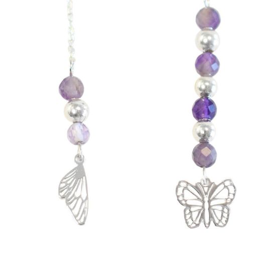 Boucles d'oreilles Clarte desprit Papillon argente de Herboristerie et Esotérisme à Libourne dans D040