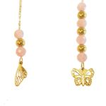 Boucles d'oreilles Joie de vivre Papillon dore de Herboristerie et Esotérisme à Libourne dans D040