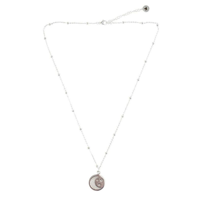 Collier Femme Intuition Lune argentee de Herboristerie et Esotérisme à Libourne dans D040