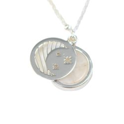 Collier Femme Intuition Lune argentee de Herboristerie et Esotérisme à Libourne dans D040