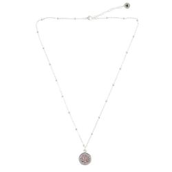 Collier Femme Amour de soi Lotus argente de Herboristerie et Esotérisme à Libourne dans D040
