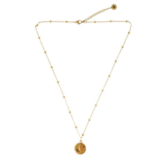 Collier Femme Confiance en soi Lune doree de Herboristerie et Esotérisme à Libourne dans D040