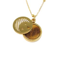 Collier Femme Confiance en soi Lune doree de Herboristerie et Esotérisme à Libourne dans D040