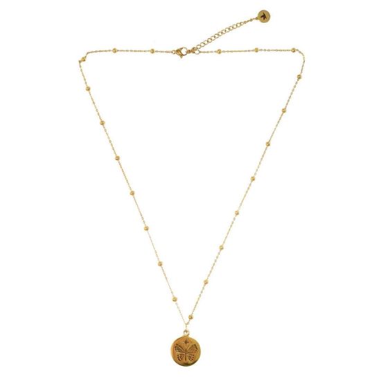 Collier Femme Joie de vivre Papillon dore de Herboristerie et Esotérisme à Libourne dans D040