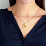 Collier Femme Joie de vivre Papillon dore de Herboristerie et Esotérisme à Libourne dans D040