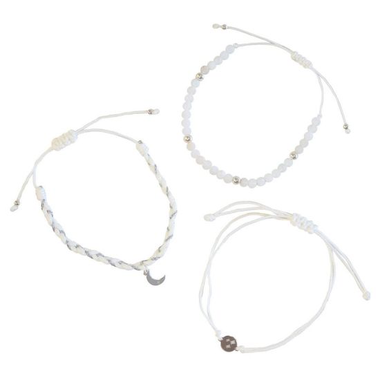 Trio de Bracelets Femme Intuition Lune argentee de Herboristerie et Esotérisme à Libourne dans D040