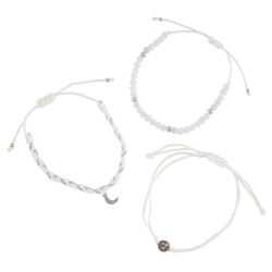 Trio de Bracelets Femme Intuition Lune argentee de Herboristerie et Esotérisme à Libourne dans D040