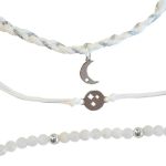 Trio de Bracelets Femme Intuition Lune argentee de Herboristerie et Esotérisme à Libourne dans D040