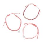 Trio de Bracelets Femme Amour de soi Lotus argente de Herboristerie et Esotérisme à Libourne dans D040